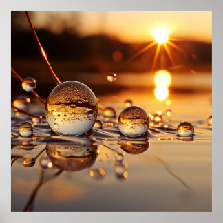 Die sonnige Ruhe: Die Erinnerung an eine goldene S Poster