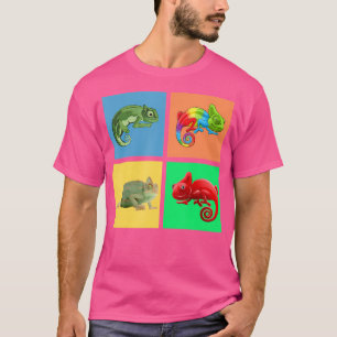 Die sonnige Tätigkeit von Chameleon T-Shirt
