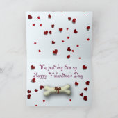 Die sonnige "Valentinstag"-Karte mit dem Vermögen  Feiertagskarte (Innenseite)