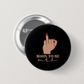Die sonnige Verlobung wird bald Frau Bachelorette  Button (Vorne & Hinten)