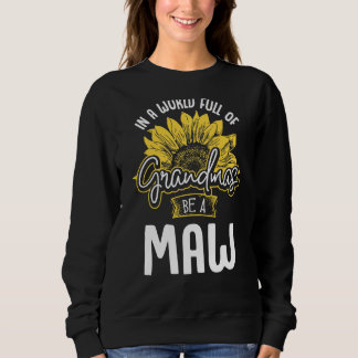 Die sonnige Welt voller Grandmas ist ein machtes S Sweatshirt