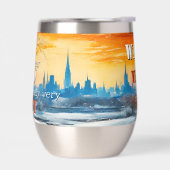 Die sonnige Winterlandschaft insulbt Tumbler (Links)