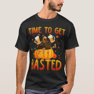 Die sonnige Zeit, um gebastelten Erntedank Türkei T-Shirt