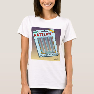 Die sonnigen Batterien sind nicht im Preis inbegri T-Shirt