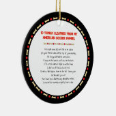 Die sonnigen Dinge, die vom amerikanischen Cocker  Keramikornament (Rechts)