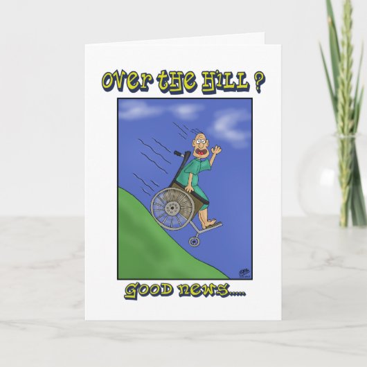 Die sonnigen Geburtstagskarten: Alles abwärts Karte (Vorderseite)