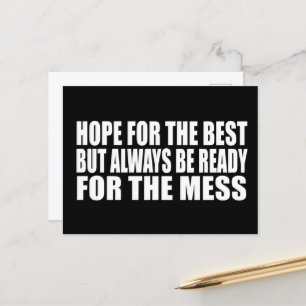 Die sonnigen sarkastischen Redewendungen Feiertagspostkarte