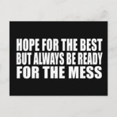 Die sonnigen sarkastischen Redewendungen Feiertagspostkarte (Vorderseite)