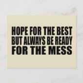 Die sonnigen sarkastischen Redewendungen Feiertagspostkarte (Vorderseite)