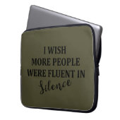 Die sonnigen sarkastischen Redewendungen Laptopschutzhülle (Vorderseite Links)