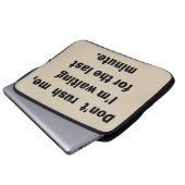 Die sonnigen sarkastischen Redewendungen Laptopschutzhülle (Vorne Knopf)