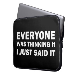 Die sonnigen sarkastischen Redewendungen Laptopschutzhülle