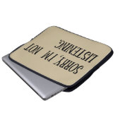 Die sonnigen sarkastischen Redewendungen Laptopschutzhülle (Vorne Knopf)