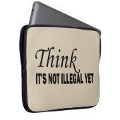 Die sonnigen sarkastischen Redewendungen Laptopschutzhülle (Vorne Rechts)