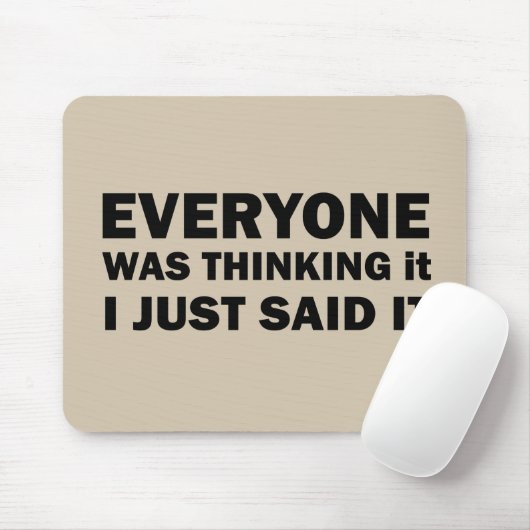 Die sonnigen sarkastischen Redewendungen Mousepad (Mit Mouse)