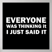 Die sonnigen sarkastischen Redewendungen Poster (Vorne)