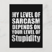 Die sonnigen sarkastischen Redewendungen Postkarte (Vorderseite)