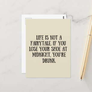 Die sonnigen sarkastischen Redewendungen Postkarte