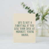 Die sonnigen sarkastischen Redewendungen Postkarte (Stehend Vorderseite)