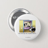 Die sonnigen Tasten: Kühe: Pasteur Bedtime Button (Vorne & Hinten)