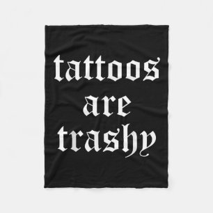 Die sonnigen Tattoos sind abscheuliche Männer Frau Fleecedecke