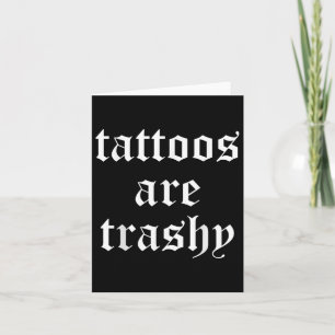 Die sonnigen Tattoos sind abscheuliche Männer Frau Karte