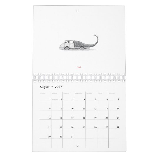 Die sonnigen Tiere des Pundamentalisten Kalender (Aug 2027)