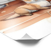 Die sonnigen Tiere Fotodruck (Ecke)