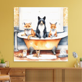 Die sonnigen Tiere Leinwanddruck (Insitu (Wohnzimmer))