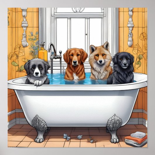 Die sonnigen Tiere Poster (Vorne)