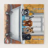 Die sonnigen Tiere Puzzle (Horizontal)