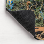 Die sonnigen Ziegen in Bäumen Marokko Mousepad (Ecke)