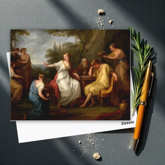 Die Sorge um Telemachus Postkarte
