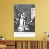 Die Sorgen von Werther' Leinwanddruck (Insitu (Wohnzimmer))