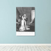 Die Sorgen von Werther' Leinwanddruck (Insitu (Holzboden))