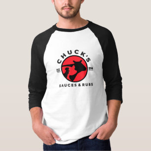 Die Soße der Klemme u. der Baseball-T - Shirt der