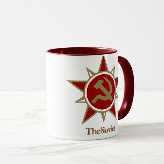 Die sowjetische Kaffee-Tasse Tasse (VorderseiteRechts)