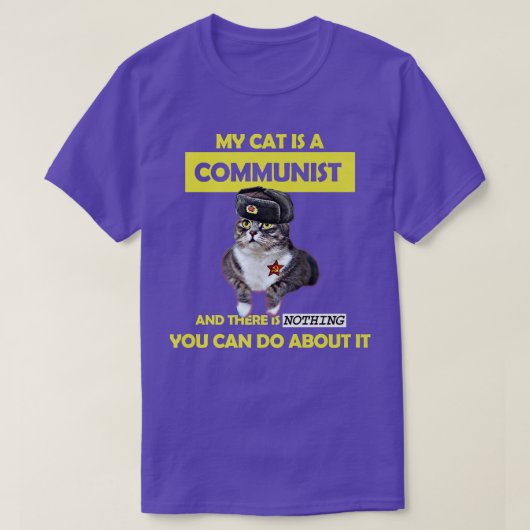 Die sowjetische Katze der UdSSR ist meine Katze ei T-Shirt (Design vorne)