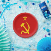 Die Sowjetunion - UDSSR-Flagge Pappteller (Party)