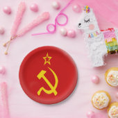 Die Sowjetunion - UDSSR-Flagge Pappteller (Party)