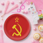 Die Sowjetunion - UDSSR-Flagge Pappteller (Party)