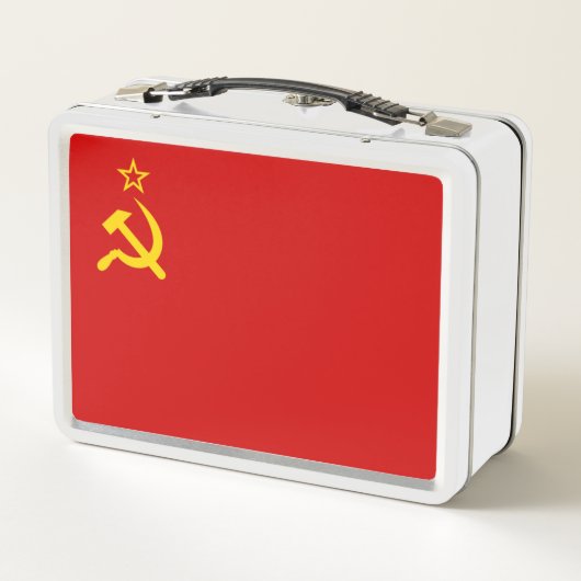 Die SowjetunionLunchbox Metall Brotdose (Rückseite)
