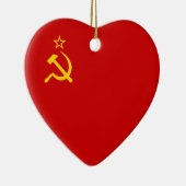 Die Sowjetunions-Flagge Keramik Ornament (Rechts)