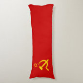 Die Sowjetunions-Flagge Seitenschläferkissen (Vorderseite Vertikal)