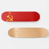 Die Sowjetunions-Flagge Skateboard (Horizontal)