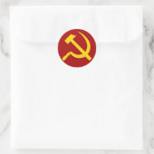 Die Sowjetunions-Symbol - СоветскийСоюзСимвол Runder Aufkleber (Tasche)