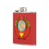 Die Sowjetunions-Wappen UDSSR Flachmann (Links)