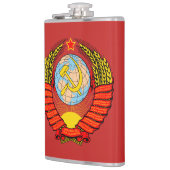 Die Sowjetunions-Wappen UDSSR Flachmann (Links)