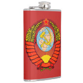 Die Sowjetunions-Wappen UDSSR Flachmann (Rechts)