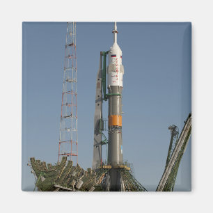 Die Soyuz Rakete kurz nach Ankunft Magnet